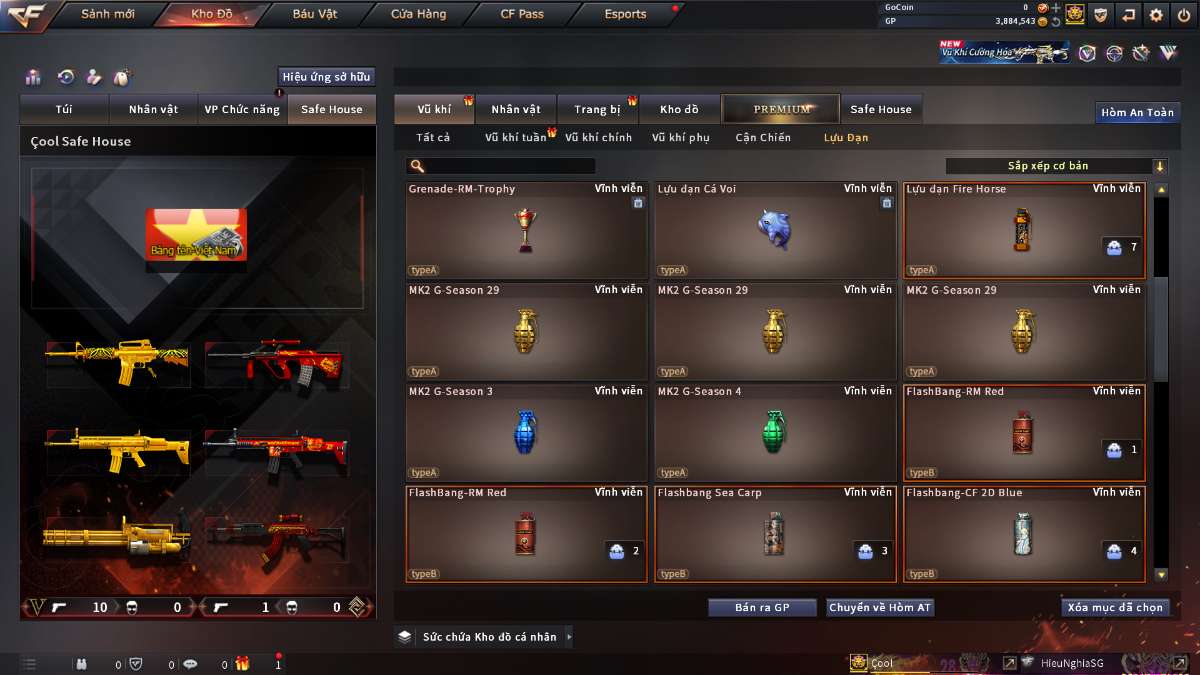 shop acc cf uy tin gia re